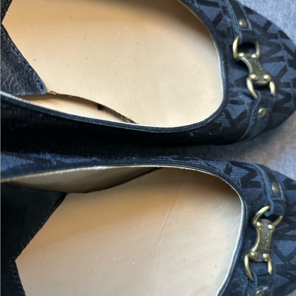 MICHAEL MICHAEL KORS Women's Black Leather Loafers Flats Size 6 M EUC - Picture 7 of 14